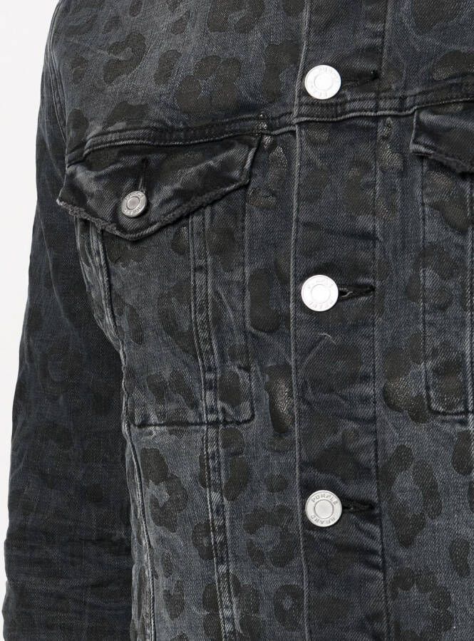 Purple Brand Denim jack Zwart