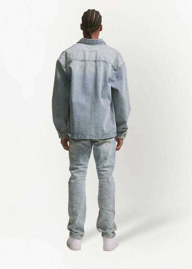 Purple Brand Denim shirtjack Blauw