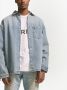 Purple Brand Denim shirtjack Blauw - Thumbnail 5