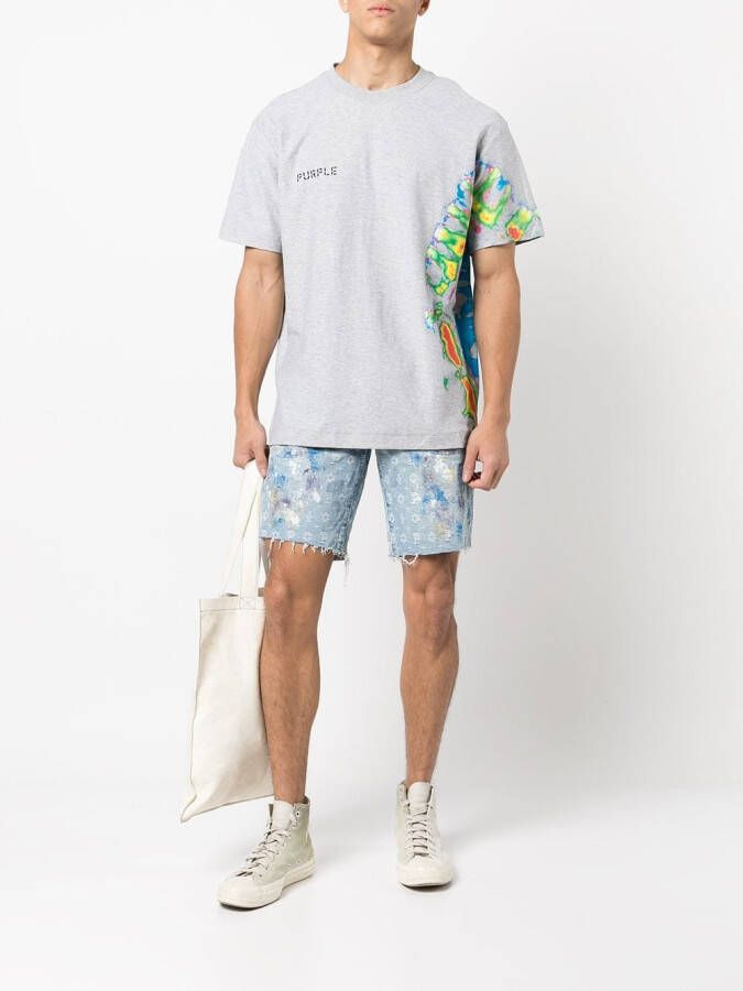 Purple Brand Denim shorts Blauw