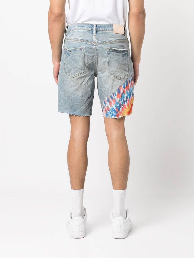 Purple Brand Denim shorts Blauw