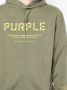 Purple Brand Hoodie met logoprint Groen - Thumbnail 5