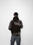 Purple Brand Hoodie met logoprint heren katoen XL Zwart - Thumbnail 2