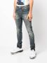 Purple Brand Jeans met verfprint Blauw - Thumbnail 3