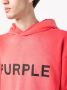 Purple Brand Hoodie met logoprint Rood - Thumbnail 5