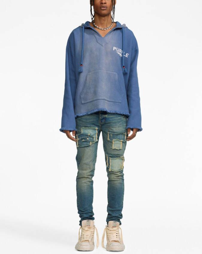 Purple Brand Skinny jeans Blauw