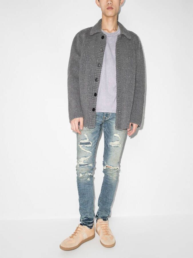 Purple Brand Skinny jeans Blauw