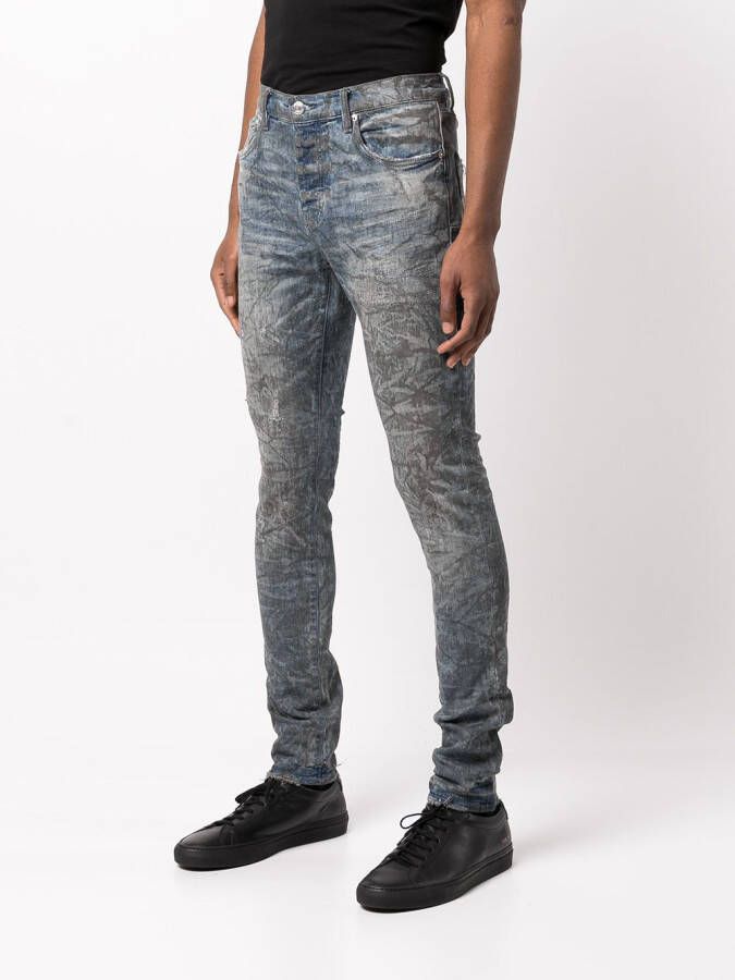 Purple Brand Skinny jeans Blauw