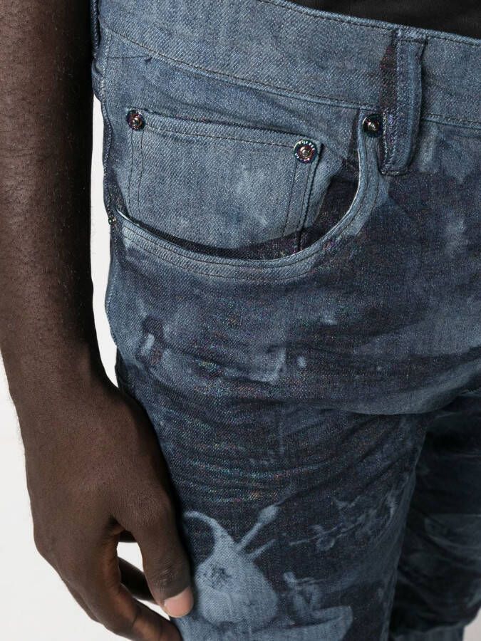 Purple Brand Skinny jeans Blauw