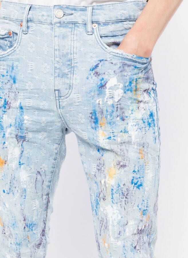Purple Brand Slim-fit jeans Blauw