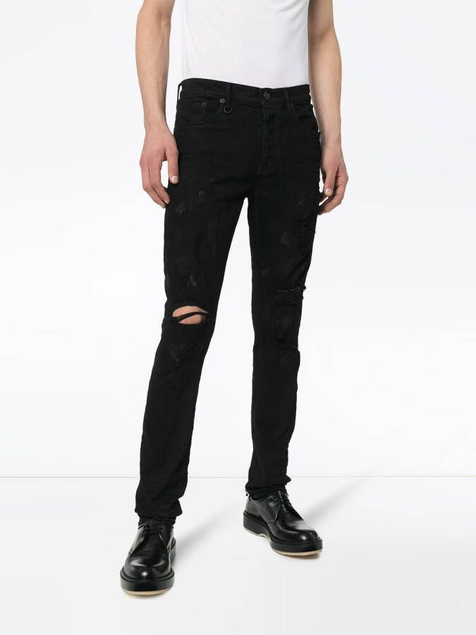 Purple Brand Slim-fit jeans Zwart