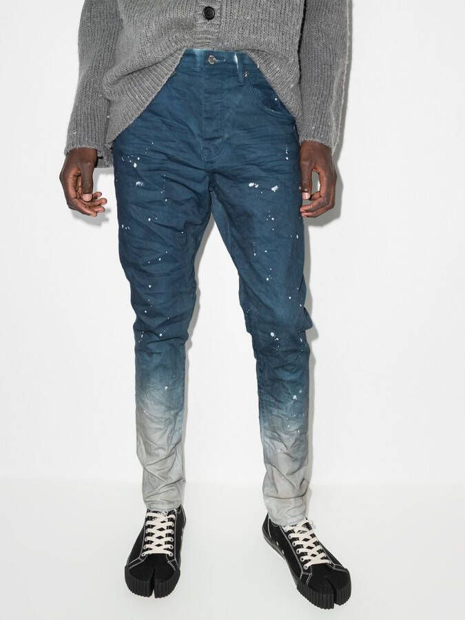 Purple Brand Straight jeans Blauw