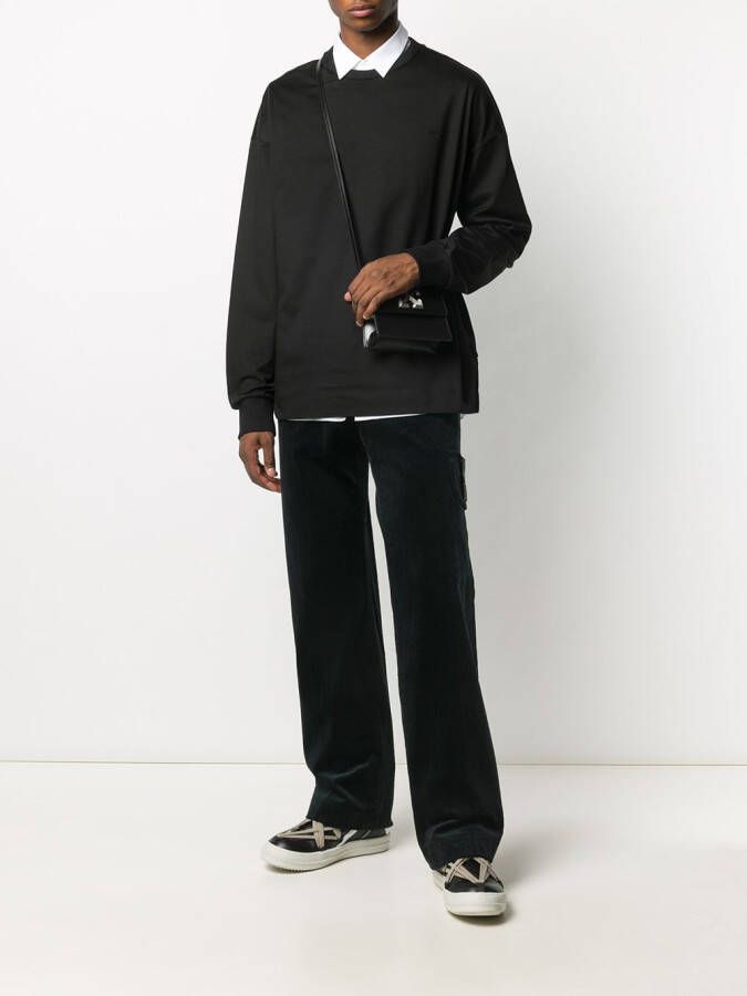 Qasimi Broek met logopatch Blauw