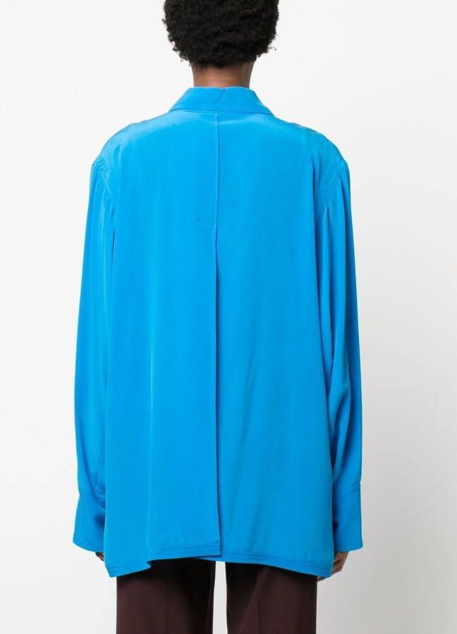 QUIRA Zijden blouse Blauw