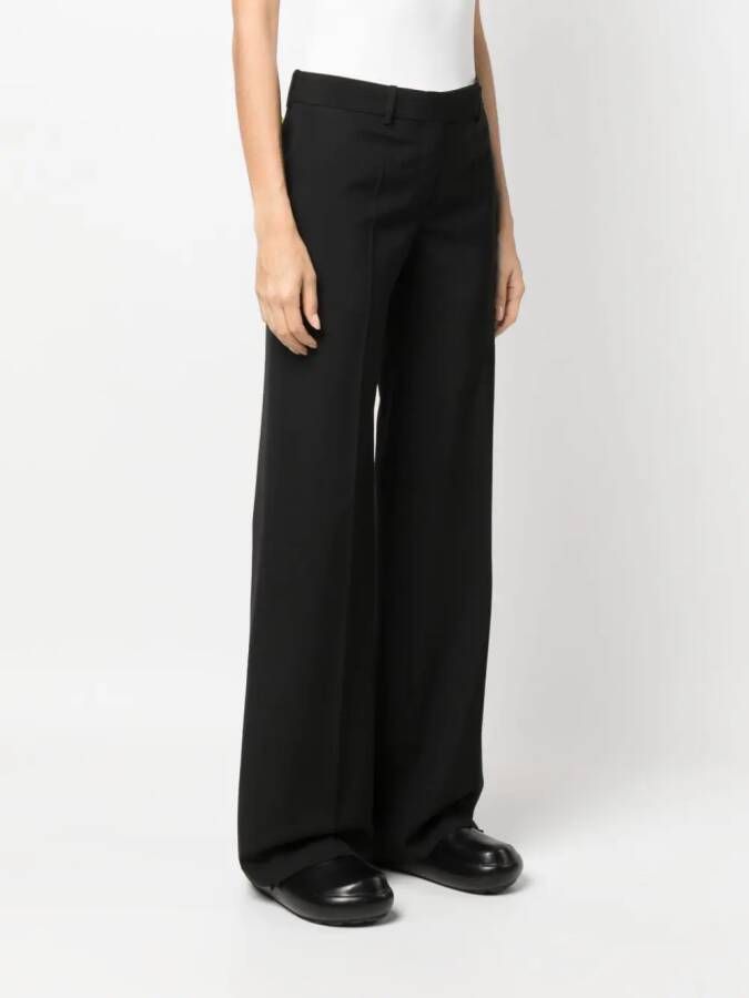 QUIRA Broek met wijde pijpen Zwart