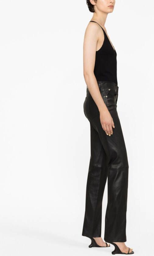 Quire Tanktop met U-hals Zwart