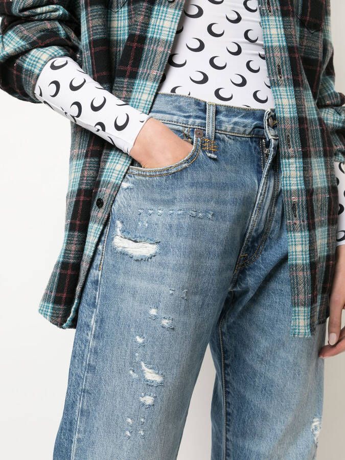 R13 Boyfriend jeans Blauw