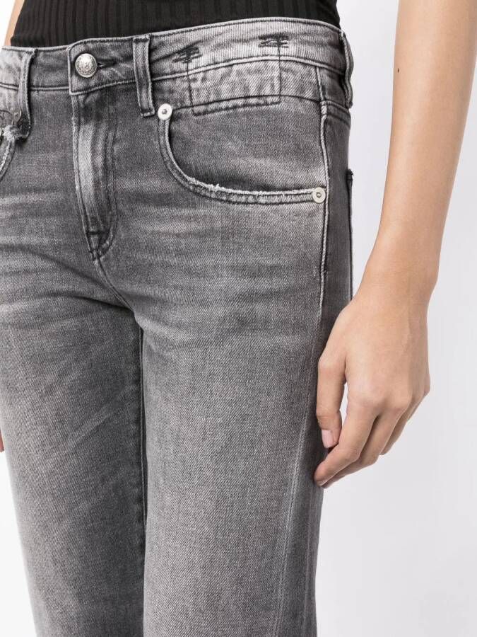 R13 Cropped jeans Grijs