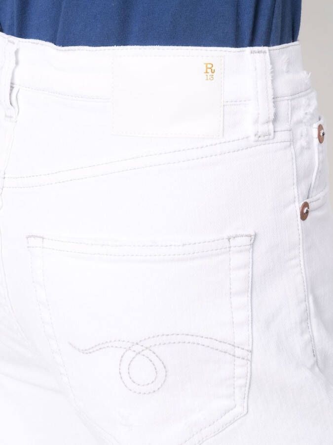 R13 Cropped jeans Wit