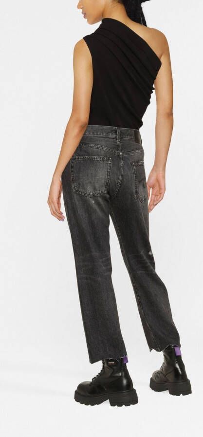 R13 Cropped jeans Zwart