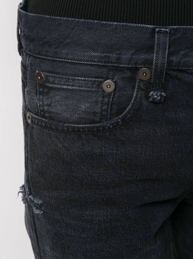R13 Cropped jeans Zwart