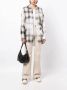 R13 Flared broek Beige - Thumbnail 2