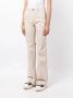 R13 Flared broek Beige - Thumbnail 3