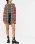 R13 Geruite blouse Rood - Thumbnail 2