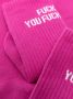 R13 Geribbelde sokken Roze - Thumbnail 2
