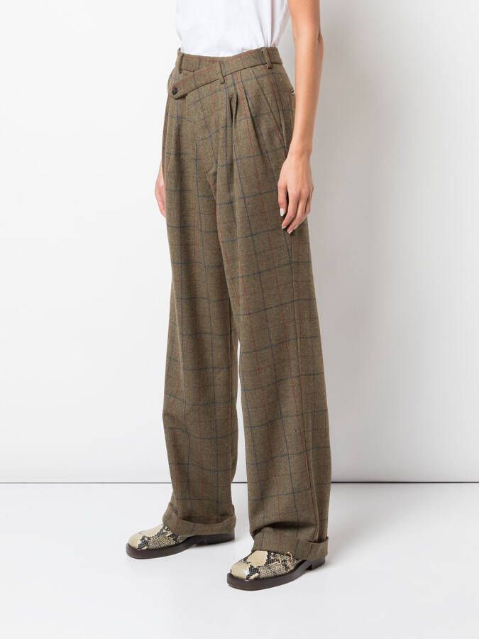 R13 Ruimvallende broek Groen