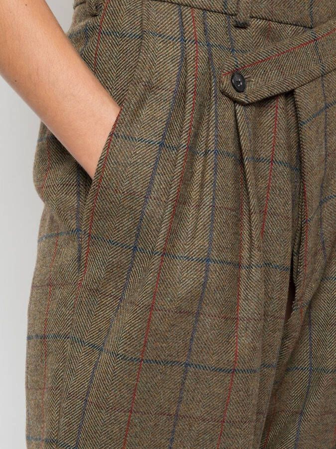 R13 Ruimvallende broek Groen
