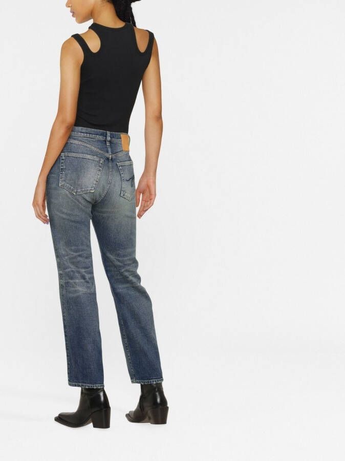 R13 Slim-fit jeans Blauw