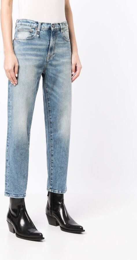 R13 Straight jeans Blauw