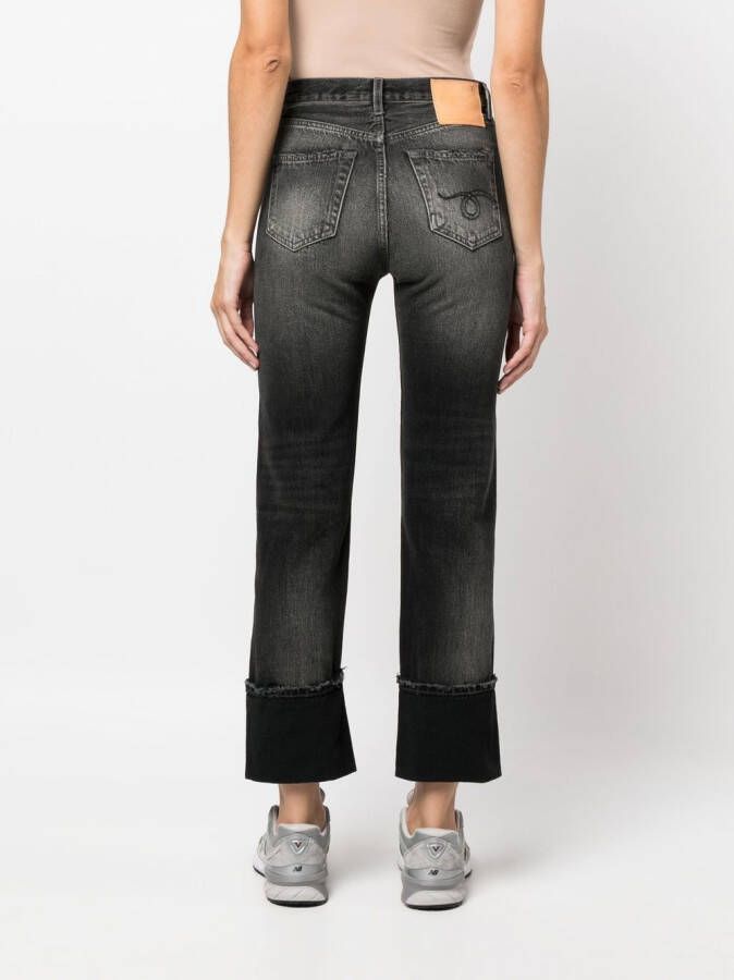 R13 Straight jeans Zwart