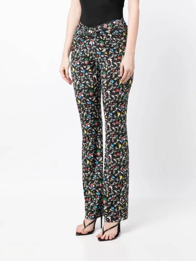 Rabanne High waist broek Zwart