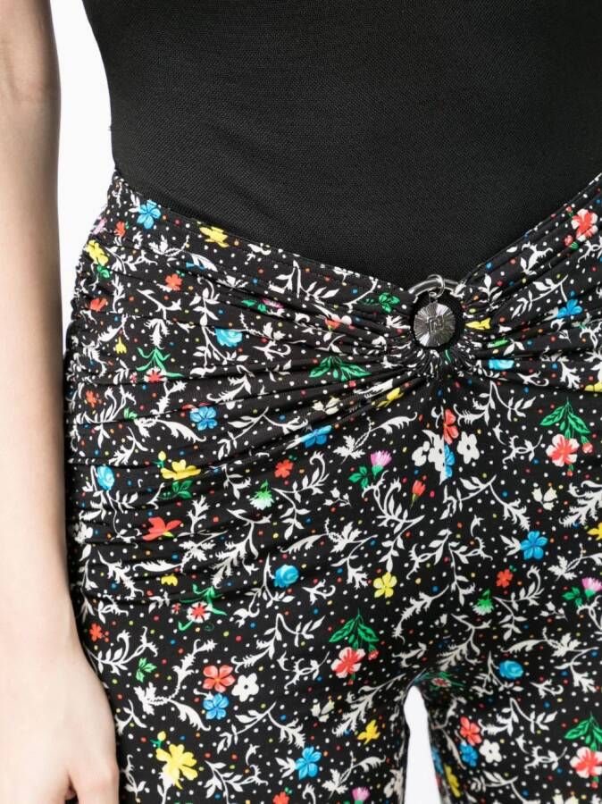 Rabanne High waist broek Zwart