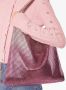 Rabanne Pixel metallic shopper Roze - Thumbnail 3
