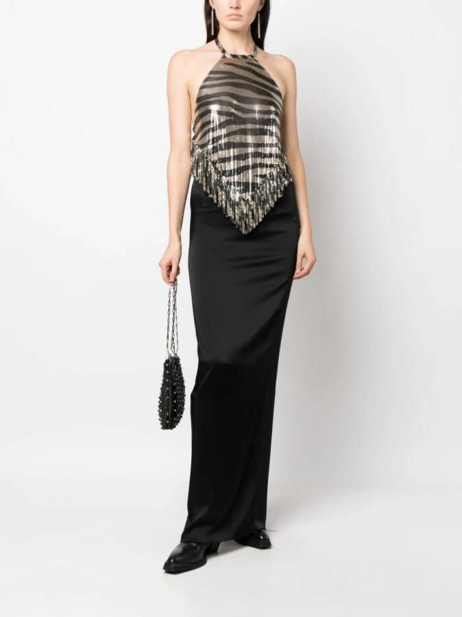 Rabanne Top met metallic-effect Goud