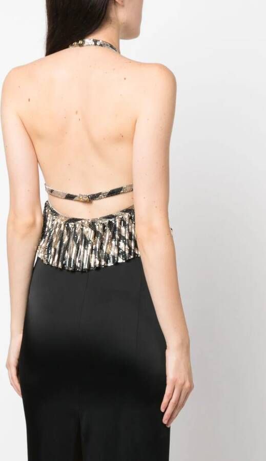 Rabanne Top met metallic-effect Goud