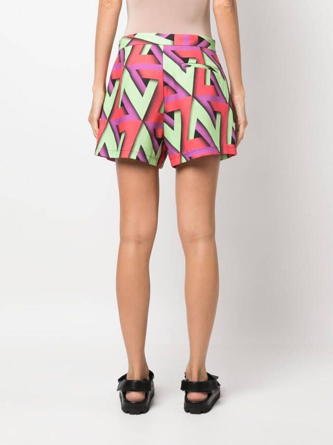 Rachel Comey Shorts met abstracte print Groen