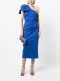 Rachel Gilbert Asymmetrische midi-jurk Blauw - Thumbnail 2