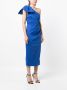 Rachel Gilbert Asymmetrische midi-jurk Blauw - Thumbnail 3