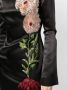 Rachel Gilbert Midi-jurk met geborduurde bloemen Zwart - Thumbnail 5