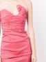 Rachel Gilbert Midi-jurk met ruches Roze - Thumbnail 5