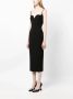 Rachel Gilbert Midi-jurk met sweetheart hals Zwart - Thumbnail 3
