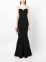 Rachel Gilbert Midi-jurk met sweetheart hals Zwart - Thumbnail 2