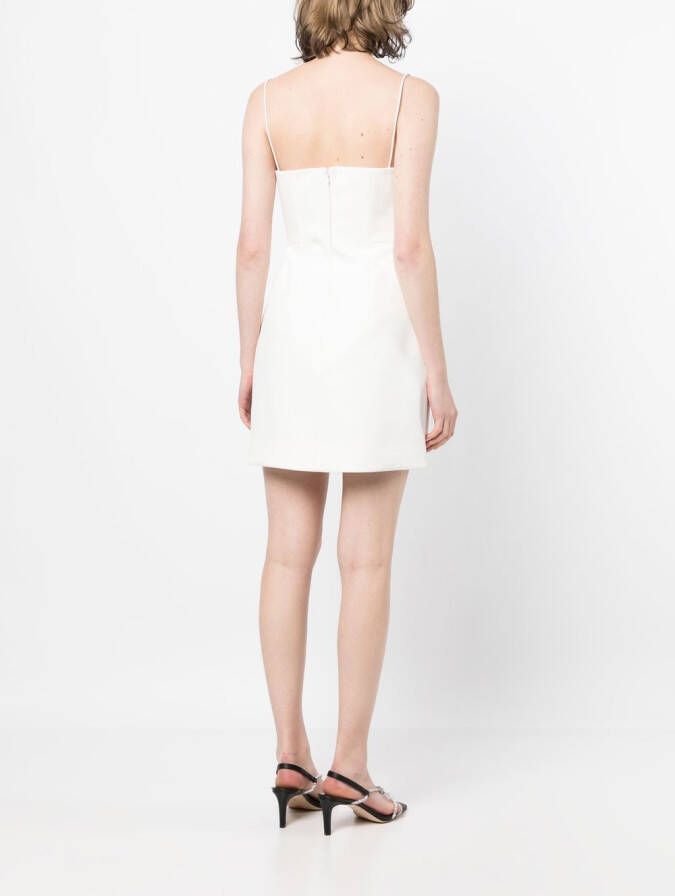 Rachel Gilbert Midi-jurk met uitgesneden detail Wit