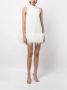 Rachel Gilbert Midi-jurk verfraaid met veren Wit - Thumbnail 2