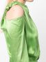 Rachel Gilbert Zijden jurk Groen - Thumbnail 5