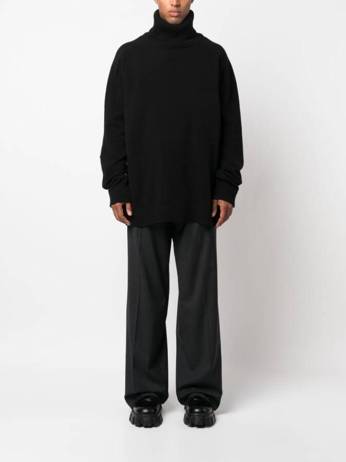 Raf Simons Broek met wijde pijpen Grijs